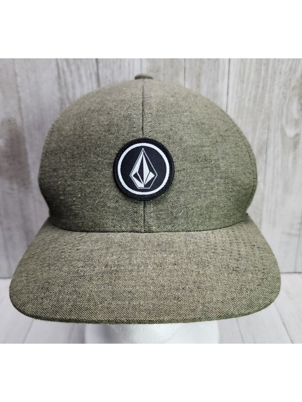 Genuine Volcom Quarter Fabric The Classics Cap Hat Men's Olive OS Snapback